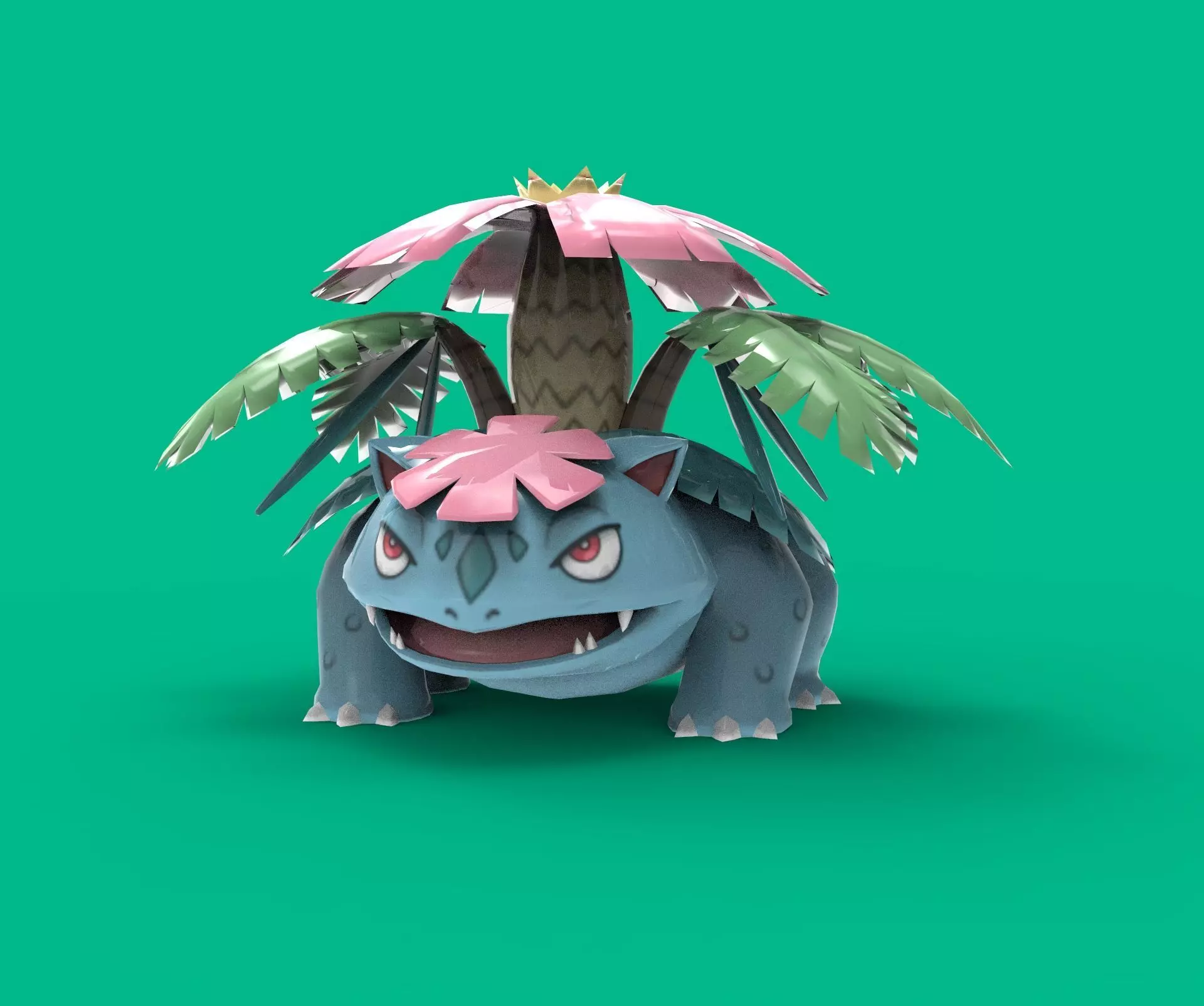 Venusaur Mega - Pokemon Low-poly 3D model