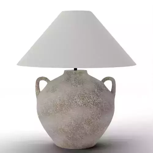 Coralyn Ceramic Table Lamp - Rustic Talavera Earth Tone Lighting