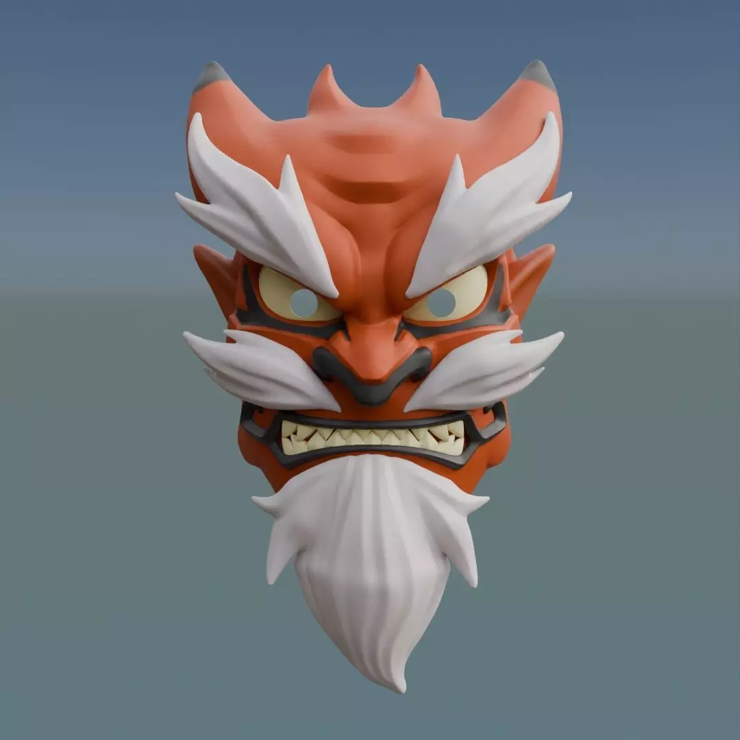 Tarakudo Oni Mask Jackie Chan Adventure Fan Art 3D print model
