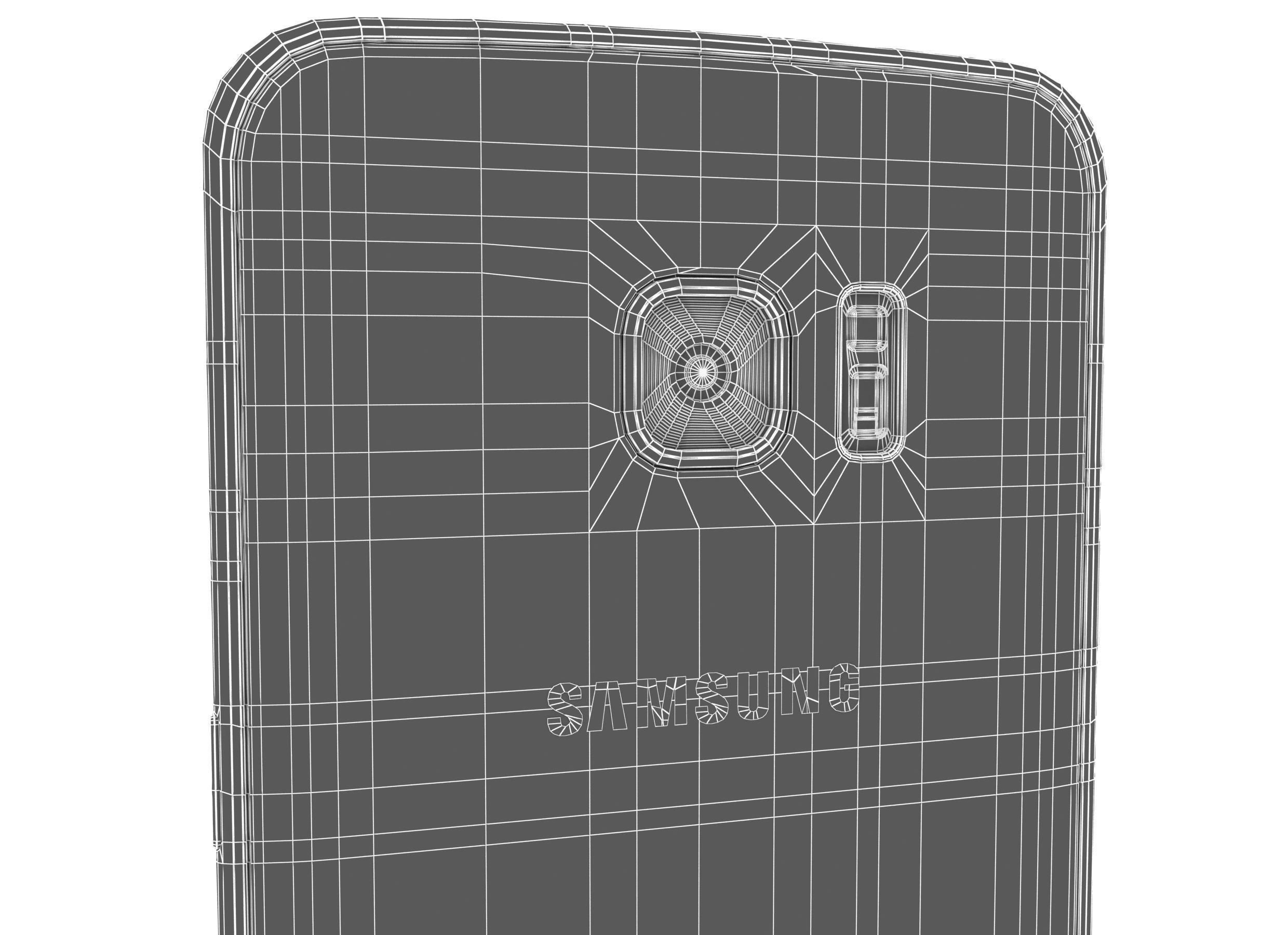 Samsung Galaxy S7 Edge Silver 3D model_11