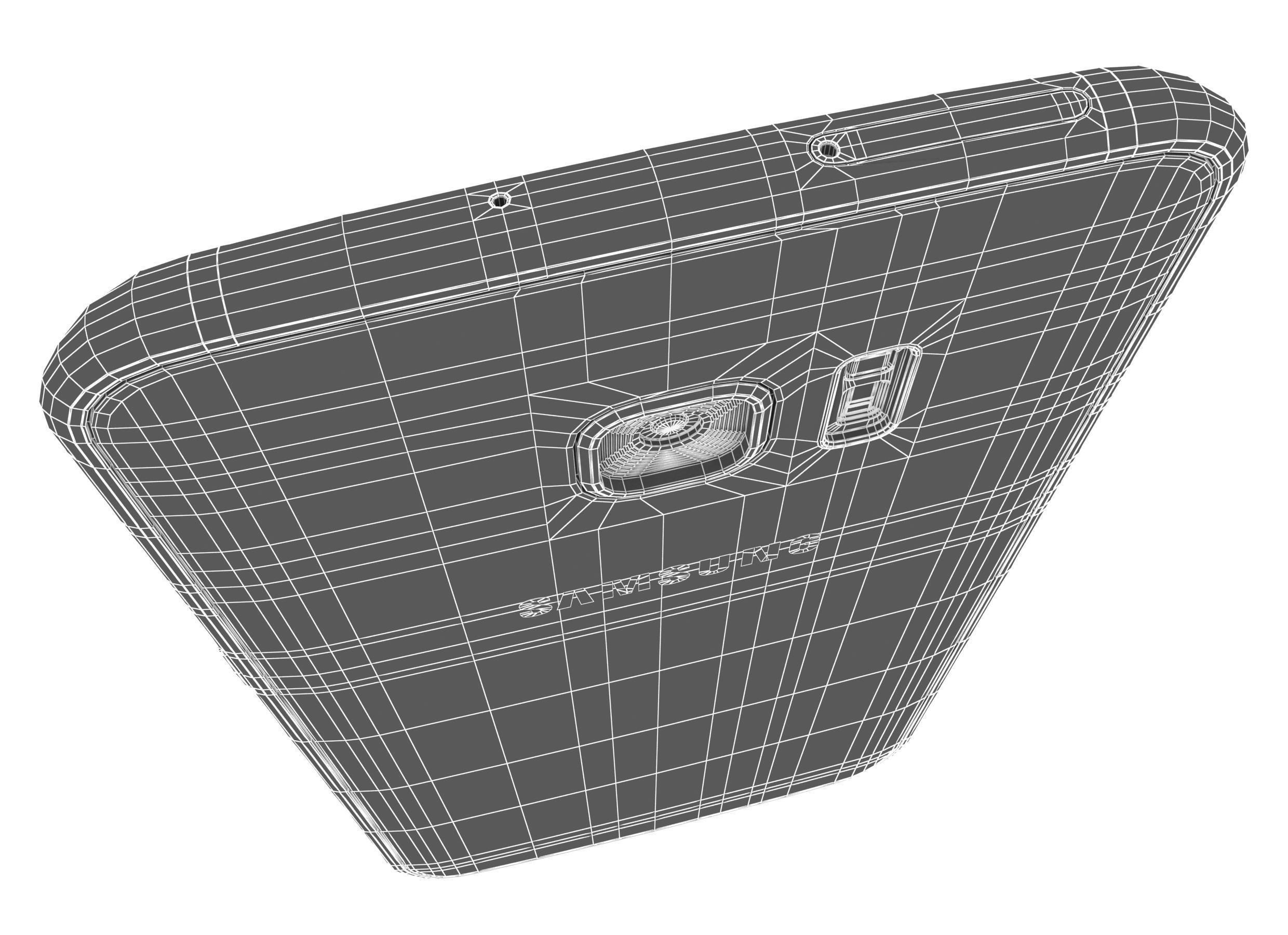 Samsung Galaxy S7 Edge Silver 3D model_9