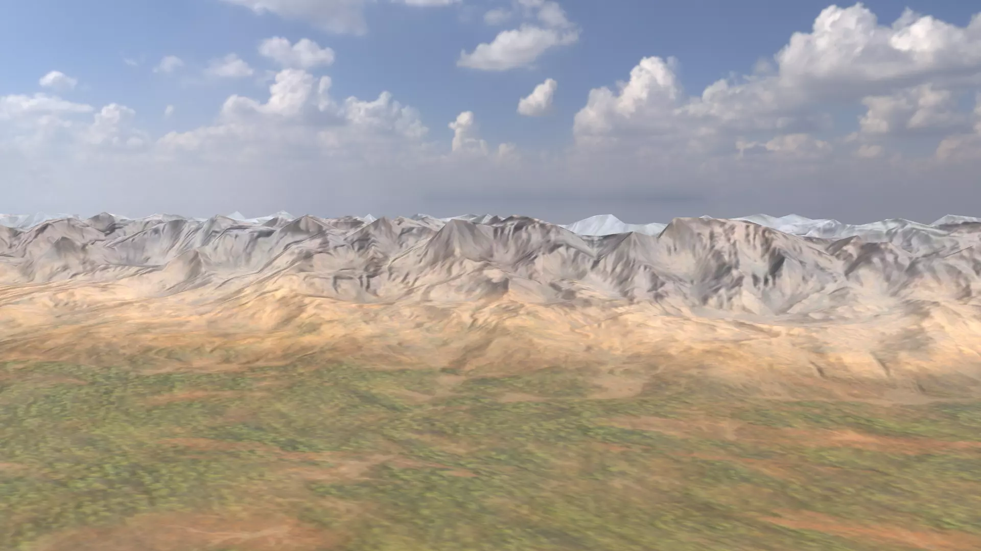 Terrain Low-poly PBR Free low-poly 3D model
