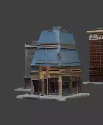Modular Urban Building Kit 3D Models Low-poly 3D model 6