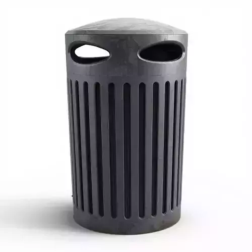 Urban Street Trash Bin 3D Model