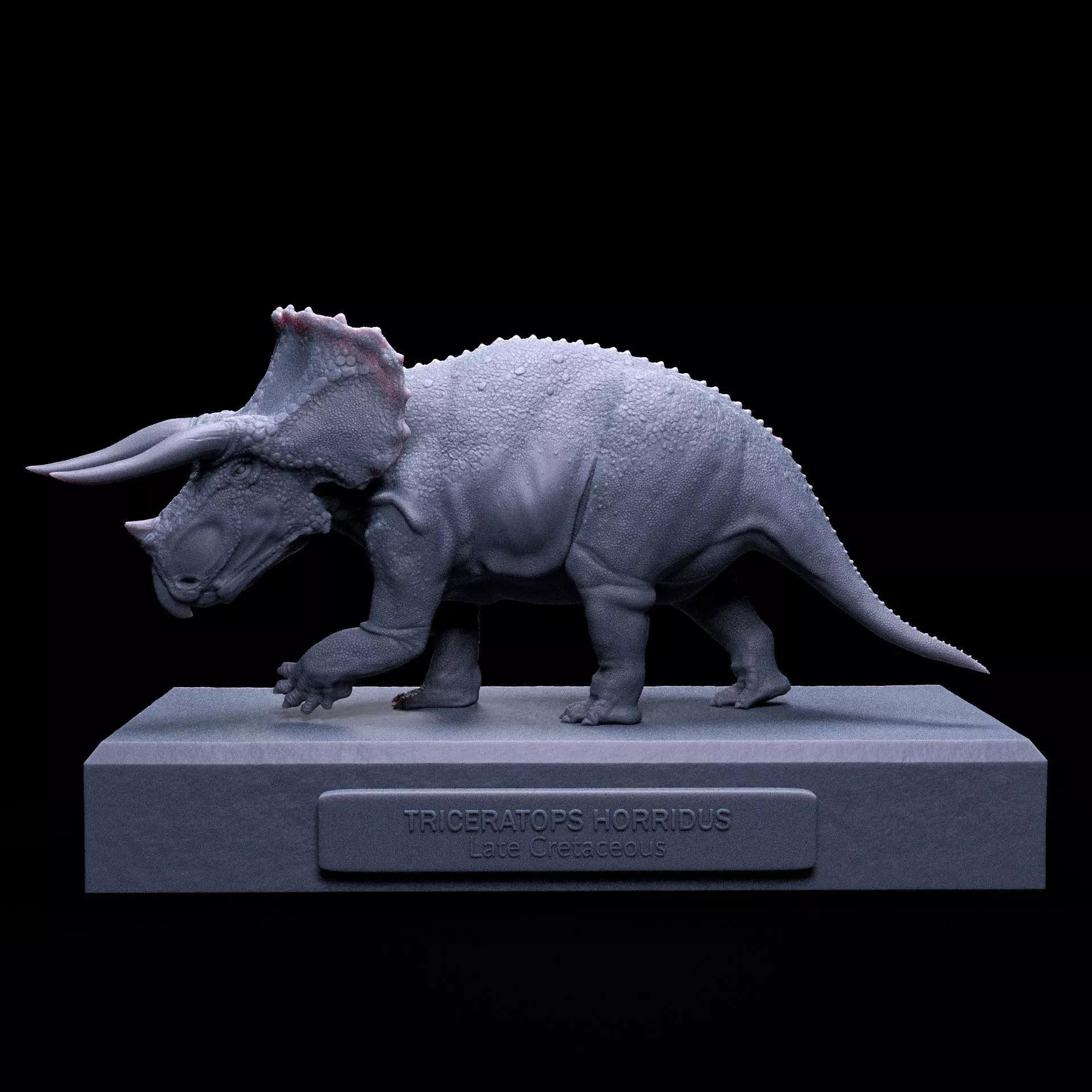 Triceratops Horridus 1-35 specimen 001 3D print model