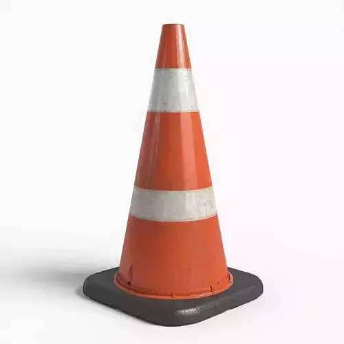 Urban Traffic Cone 3D Model
