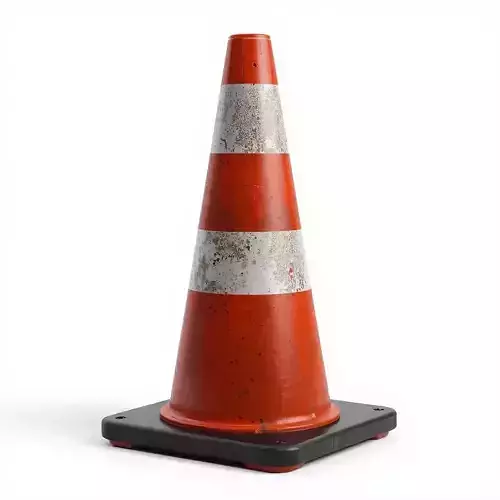 Urban Traffic Cone 3D Model