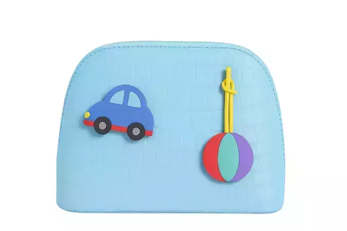 Stylized 3D Baby Bags Collection Low-poly 3D model 7
