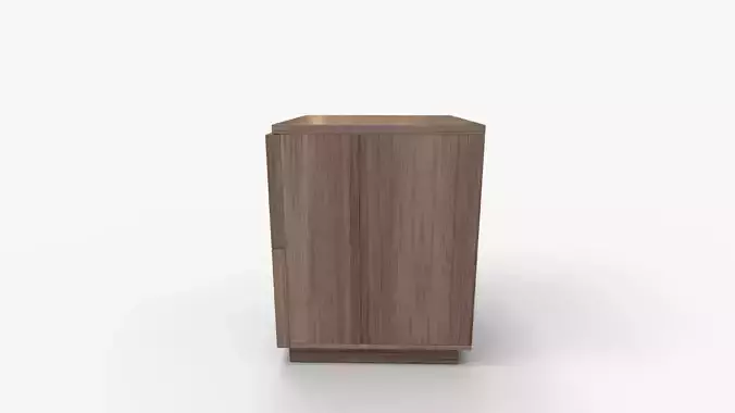 Zeus Drawer Nightstand 3D model 6