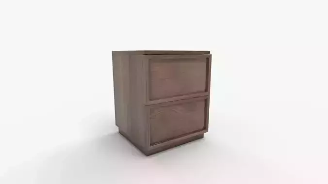 Zeus Drawer Nightstand 3D model