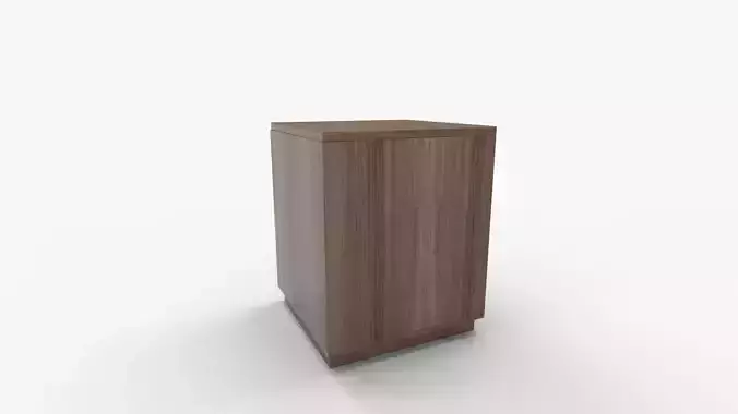 Zeus Drawer Nightstand 3D model 5