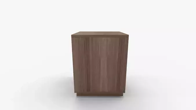 Zeus Drawer Nightstand 3D model 4
