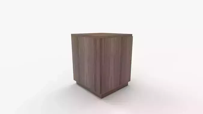 Zeus Drawer Nightstand 3D model 3