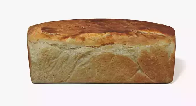 Loaf of Bread - Fresh Sandwich Bakery 3D model 2