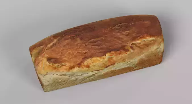 Loaf of Bread - Fresh Sandwich Bakery 3D model 6