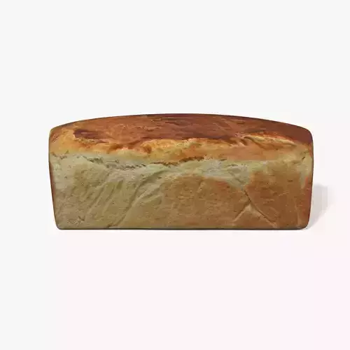Loaf of Bread - Fresh Sandwich Bakery 3D model