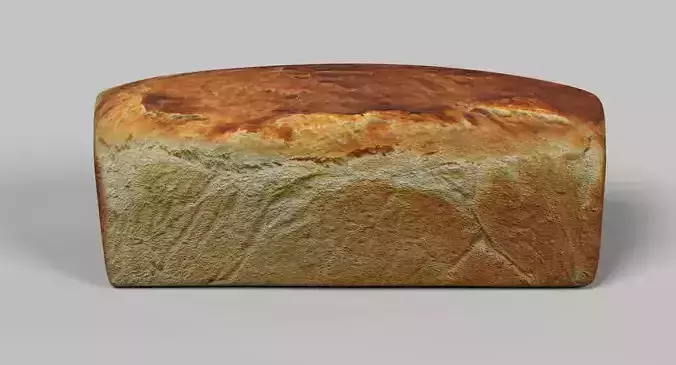 Loaf of Bread - Fresh Sandwich Bakery 3D model 3
