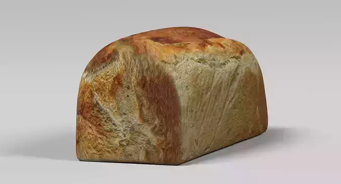 Loaf of Bread - Fresh Sandwich Bakery 3D model 5