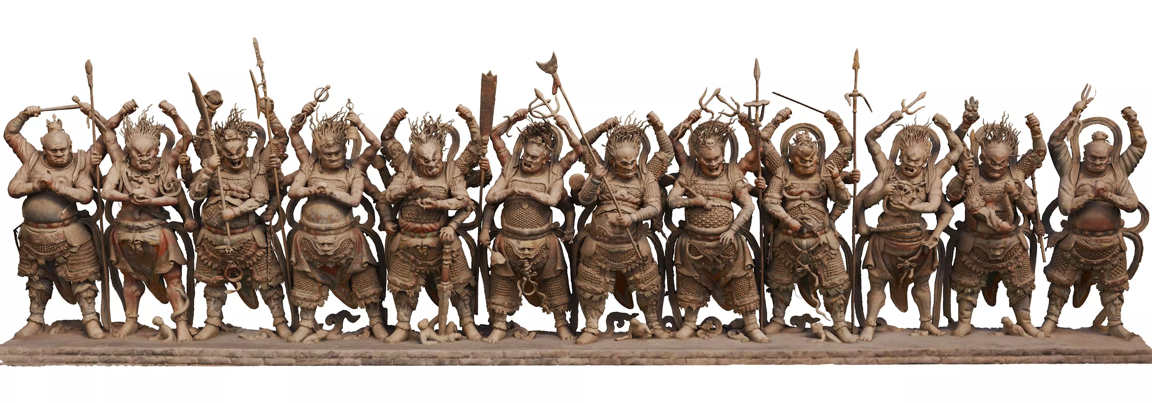 Deity Statue Sculpture14 3D model