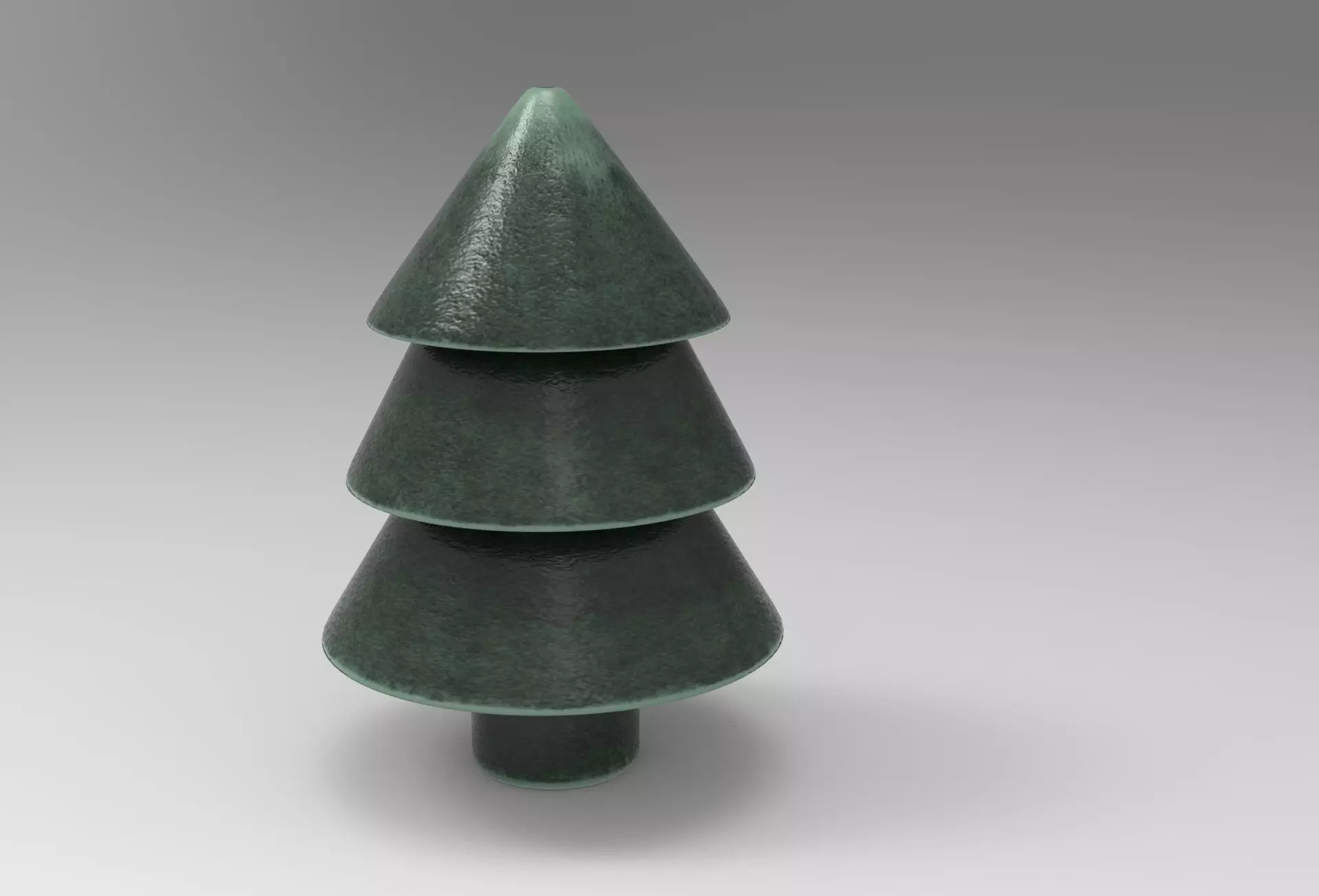 Huu Christmas Tree Low-poly 3D model