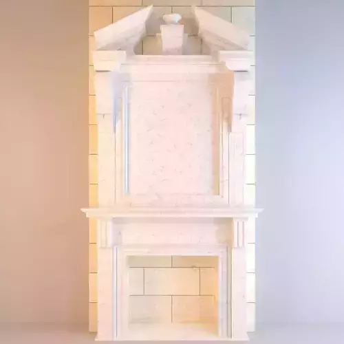Fireplace marble