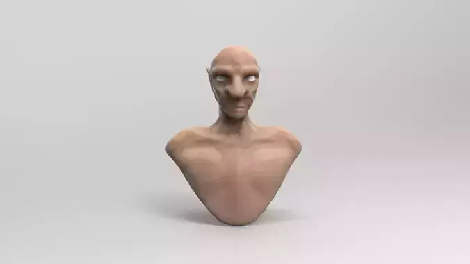 Orc Model human head 3D model