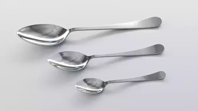 Soup Spoon - Dessert Spoon - Teaspoon