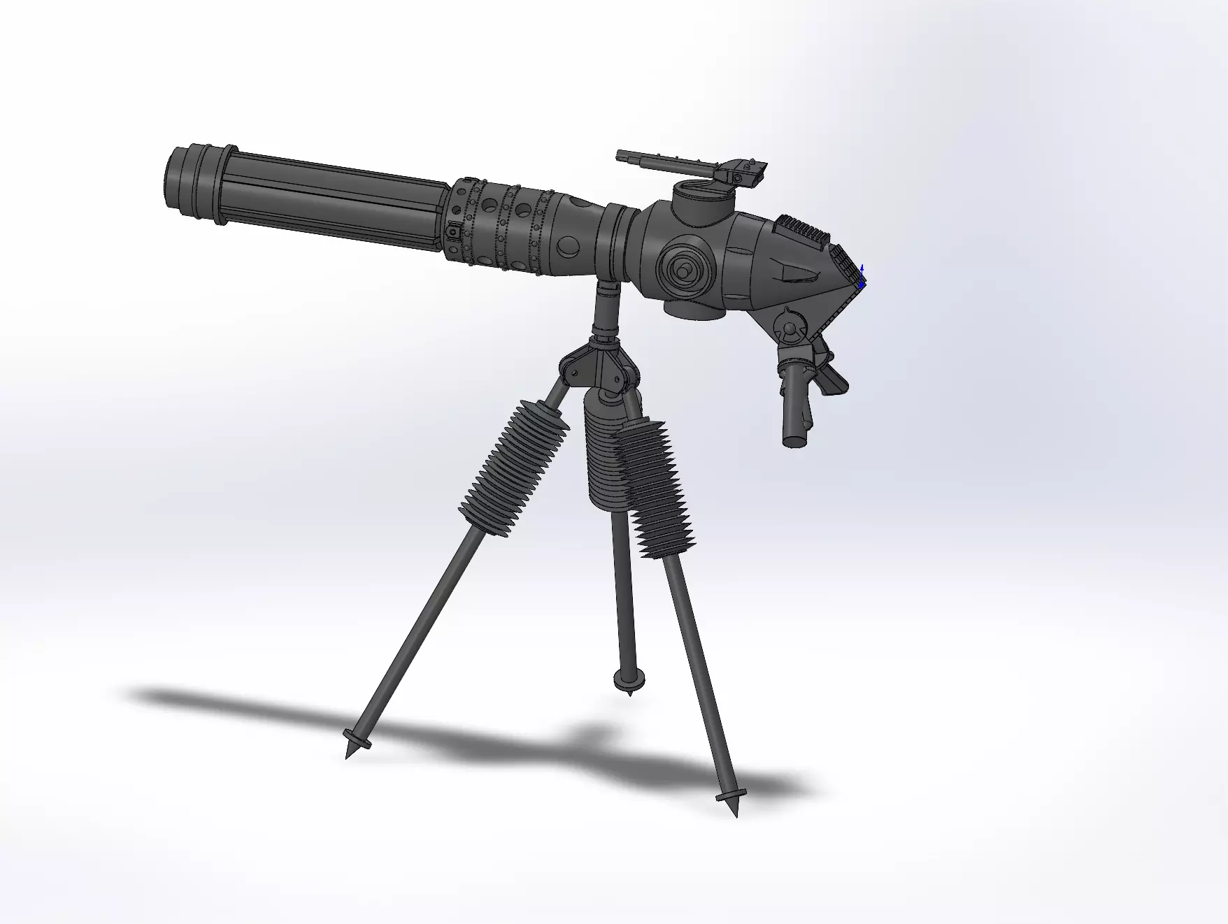 Hoth Rebel Heavy Repeating Blaster 3D print model