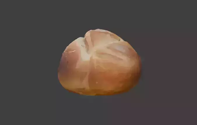 Fresh Bread Mini Low-poly 3D model 6