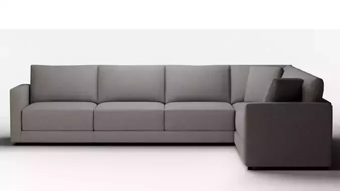 Gather Deep 3-Piece L-Shaped Sectional - Modern Modular Sofa