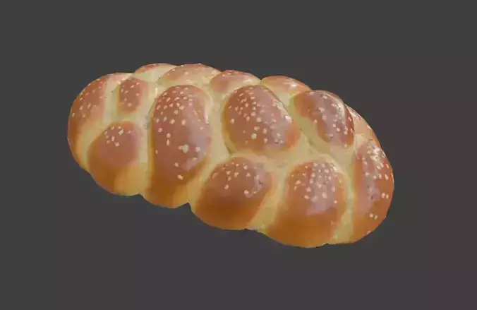 Bread Delight Low-poly 3D model