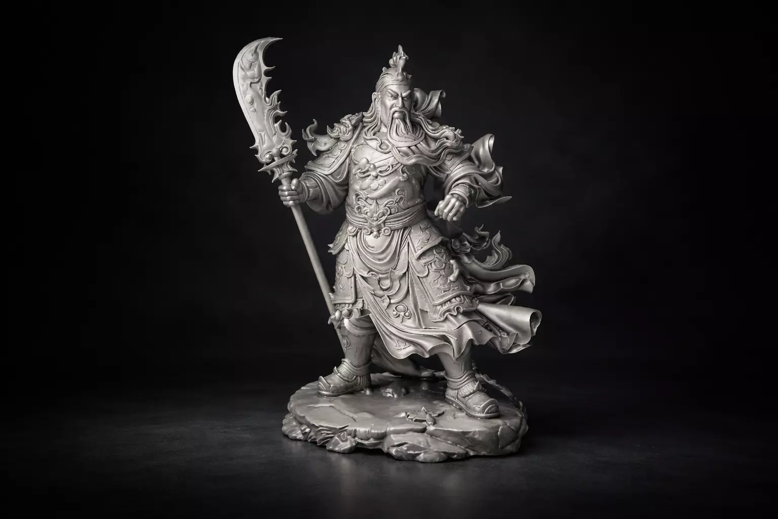 Chinese New Year Legendary Warrior Statue Lunar New Year Home 3D print model