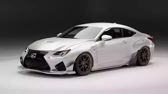 Lexus RC-F Rocket Bunny Pandem V1 Body Kit 3D model | CGTrader
