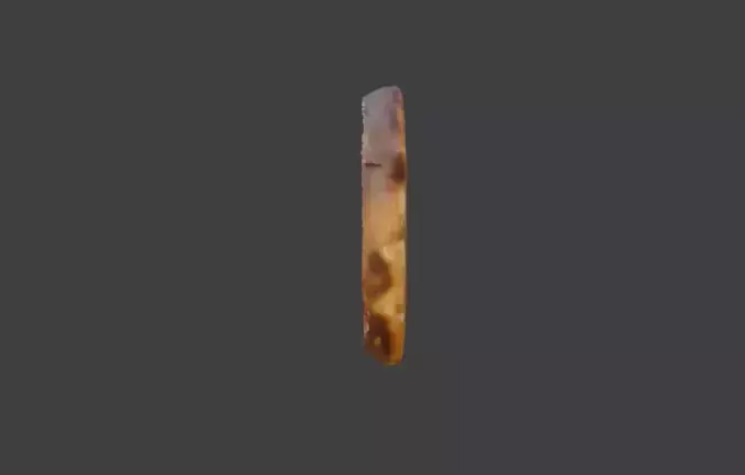 Bread Typography FOOD Low-poly 3D model 7