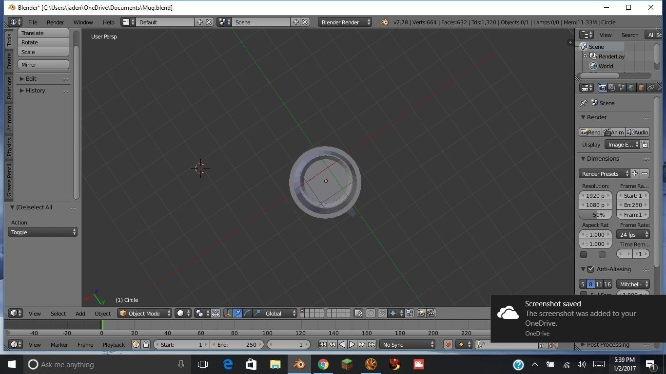 Coffee Mug Free 3D model_1