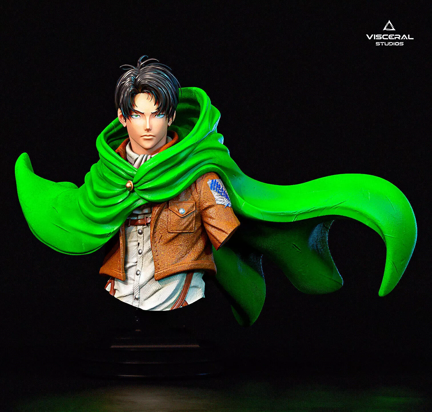 Levi Ackerman Bust 3D Print LEVI Shingeki no Kyojin Aot 3D print model