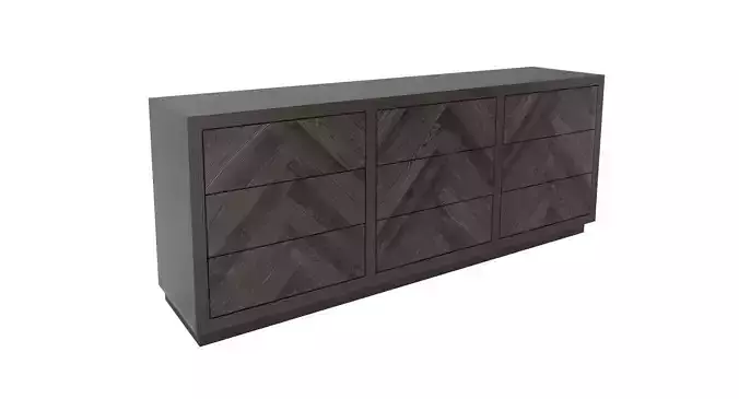 Restoration Hardware- Herringbone Dresser-002