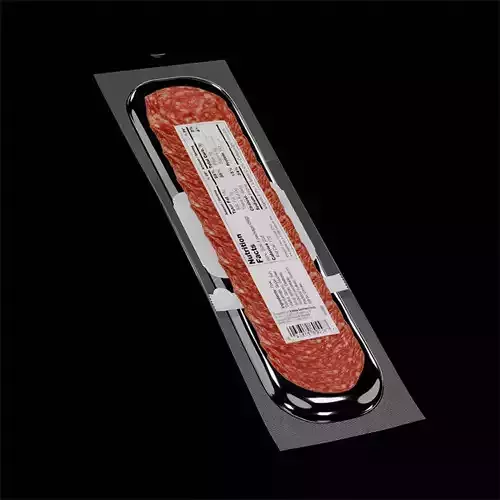 Sliced Salami 8 3D model 5