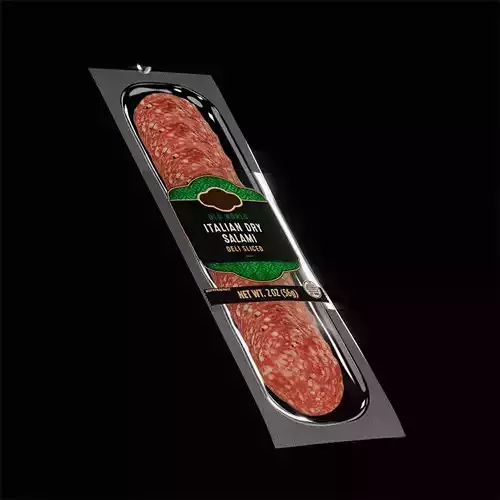 Sliced Salami 8 3D model 2