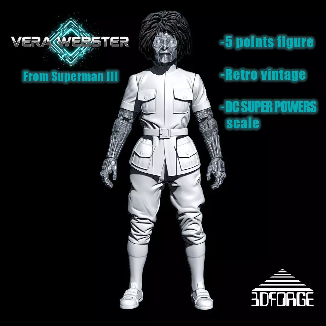 VERA WEBSTER -aka LADY BRAINIAC- SUPER POWERS SCALE 3D print model