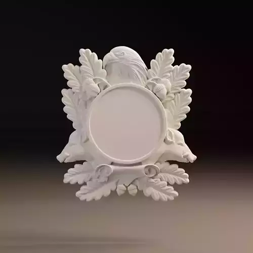 Trophy Hunting Plaque Bas Relief CNC
