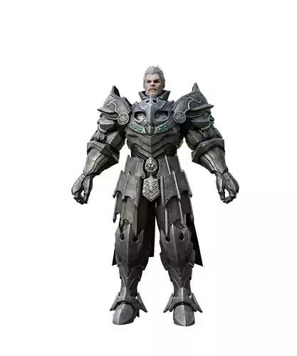 Ironclad Commander Low-poly 3D model