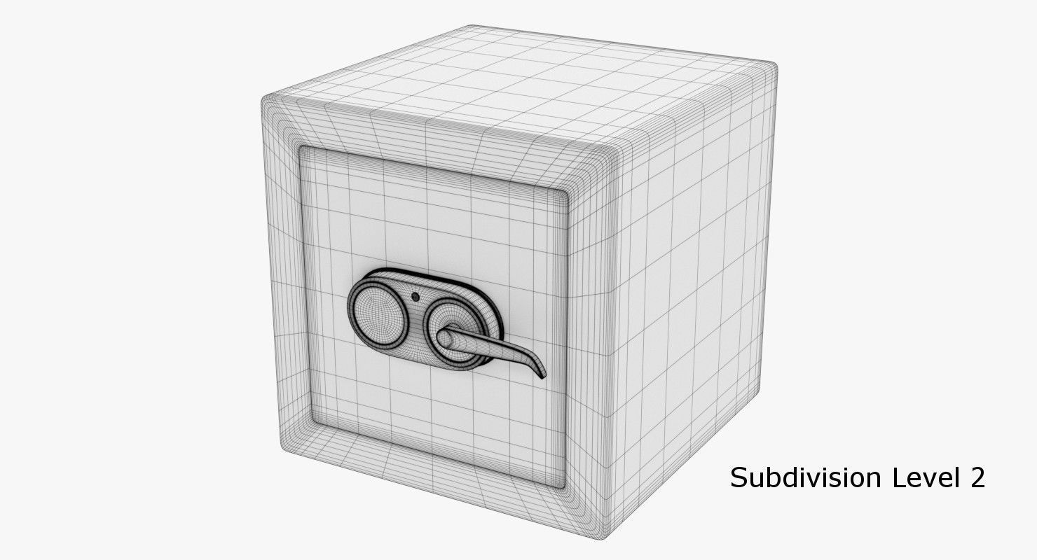 Safes Collection safe box 3D model_17
