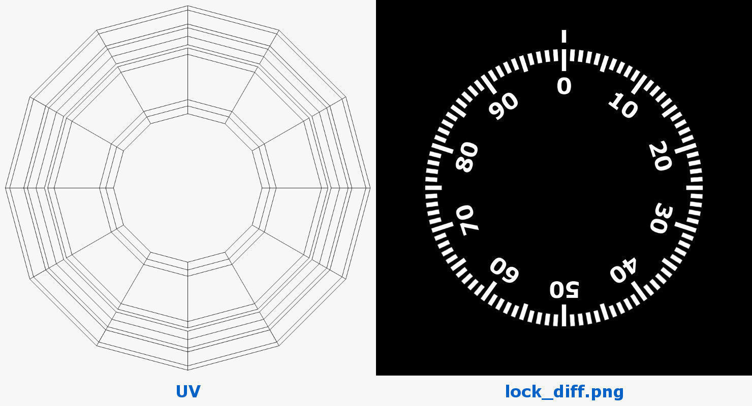Safes Collection safe box 3D model_9