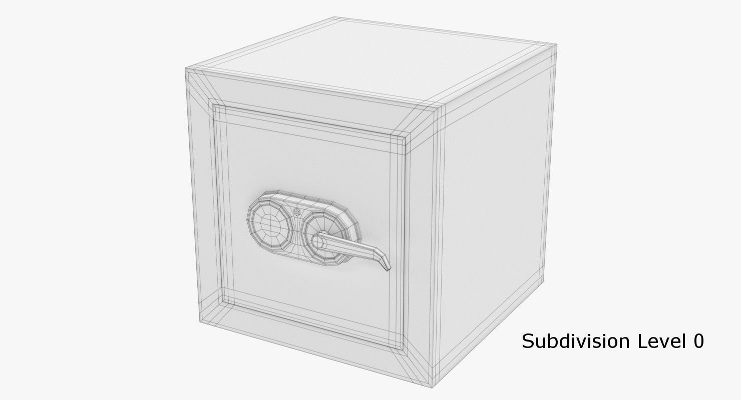 Safes Collection safe box 3D model_15