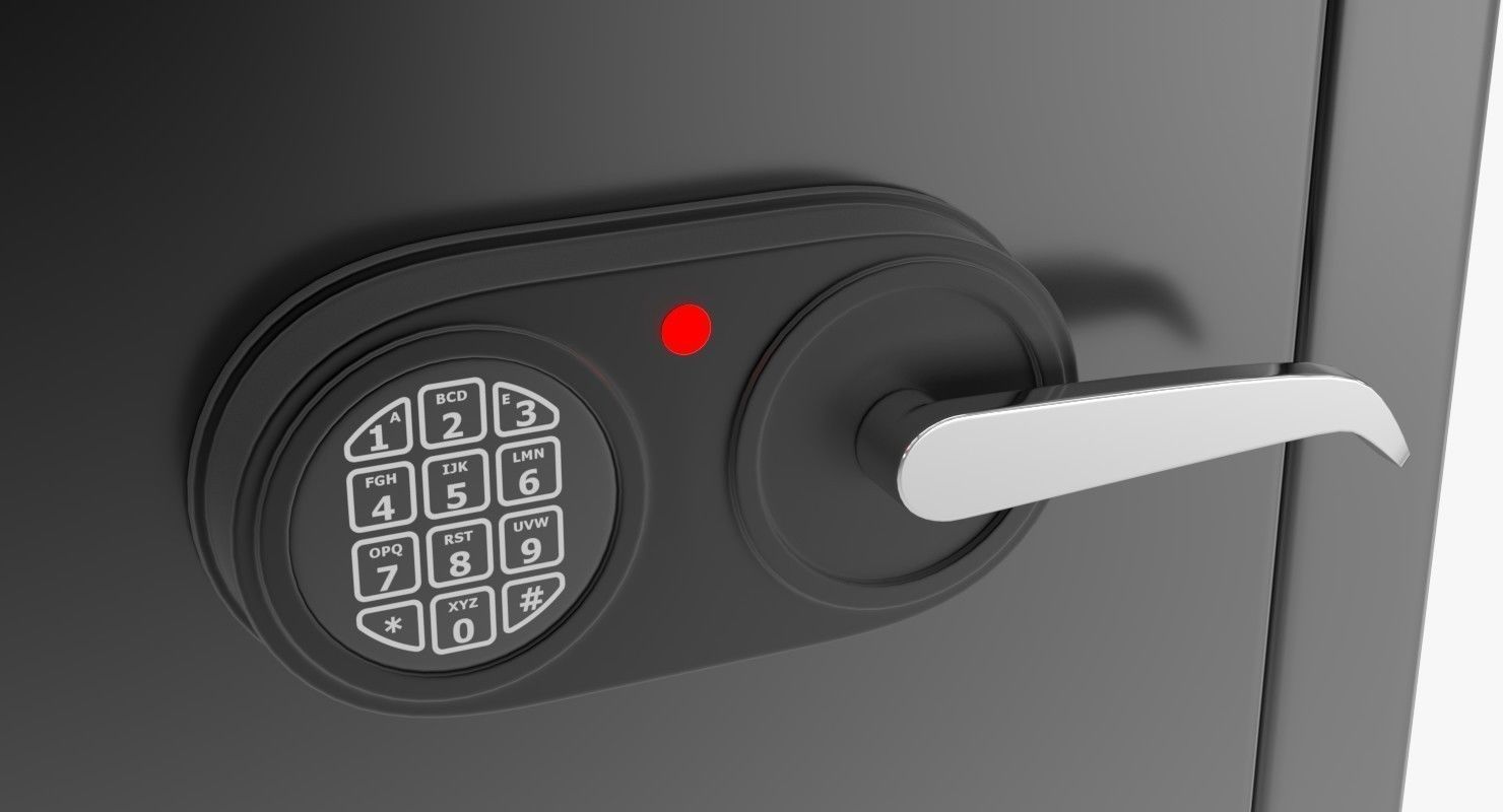 Safes Collection safe box 3D model_14