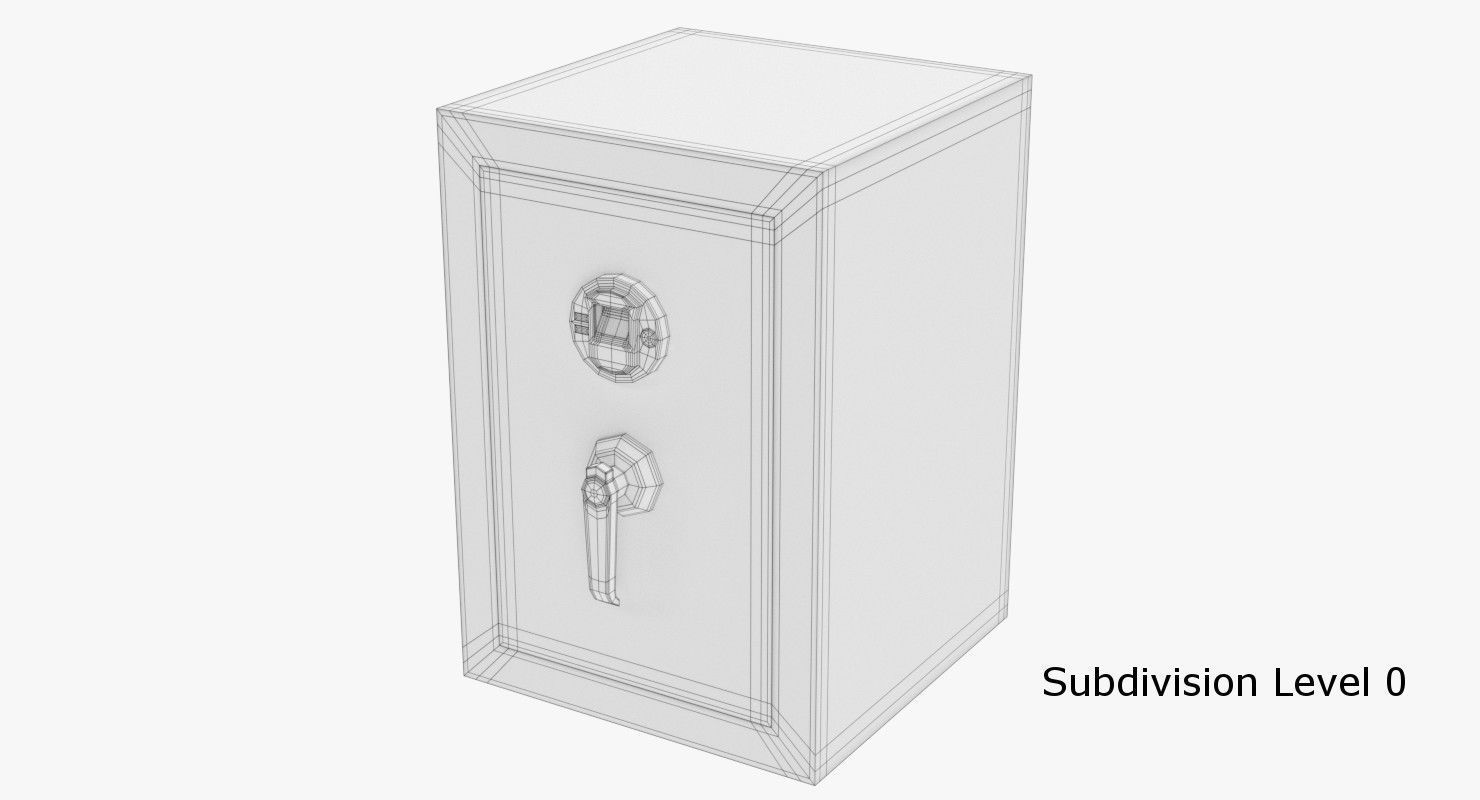 Safes Collection safe box 3D model_32