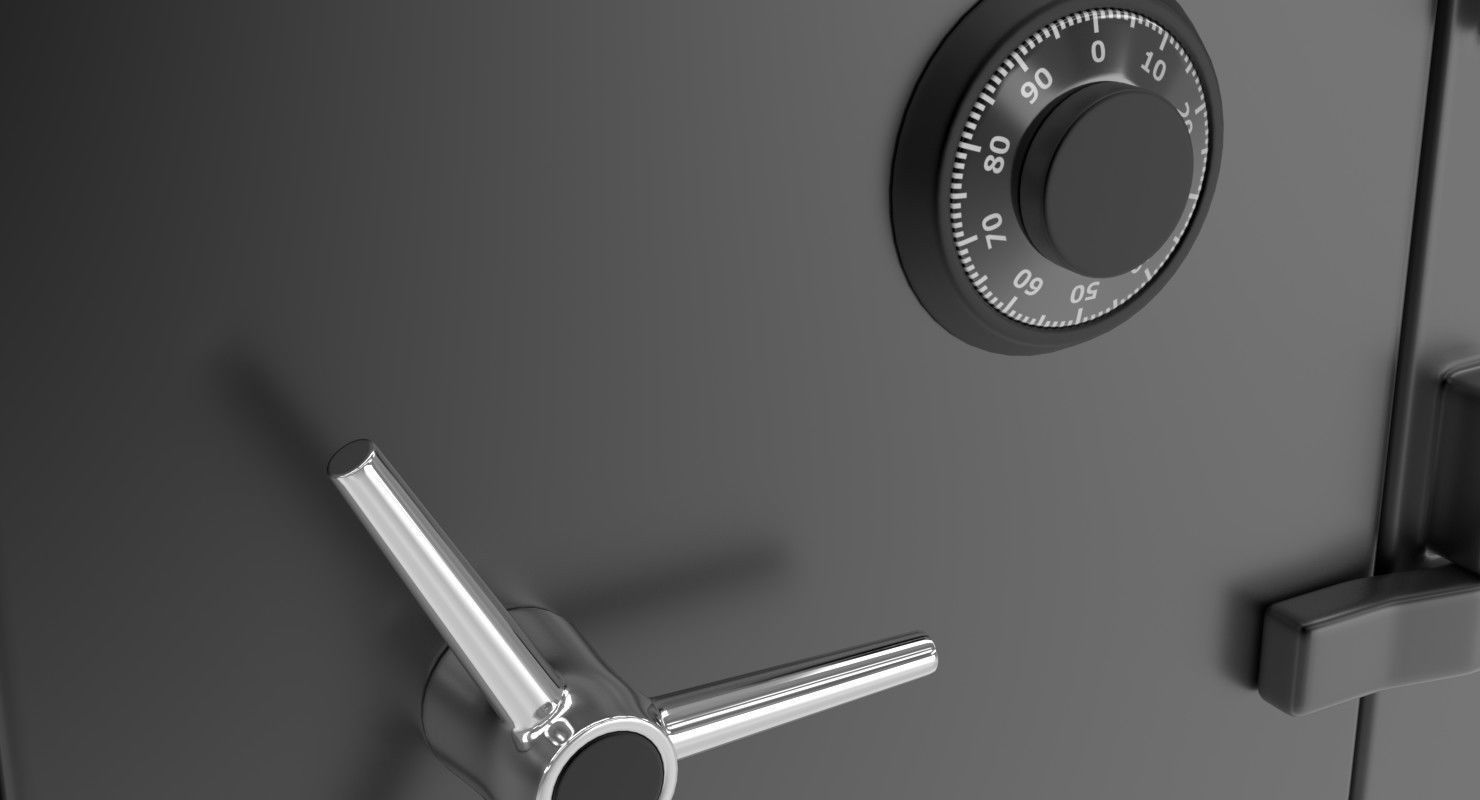 Safes Collection safe box 3D model_5