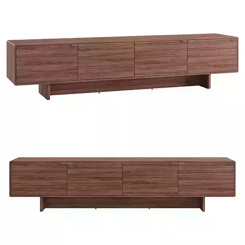 Norlen 4-door TV stand 3D model