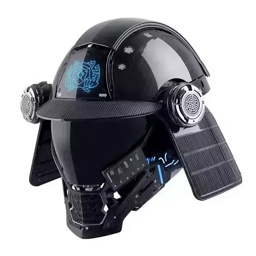 Cyber-Samurai Ronin 3D Model